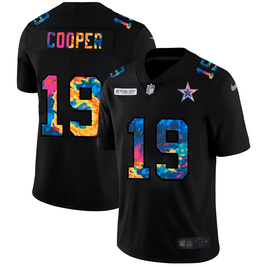 NFL Dallas Cowboys #19 Amari Cooper Men Nike MultiColor Black 2020  Crucial Catch Vapor Untouchable Limited Jersey->dallas cowboys->NFL Jersey